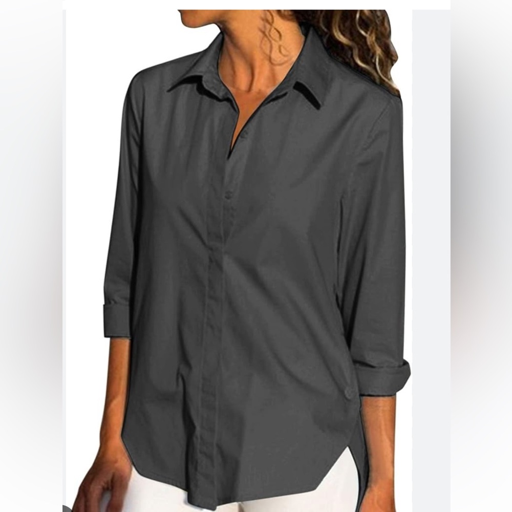 Everlane Charcoal Women's Blouse